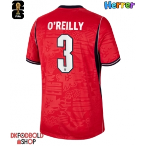 England Nico O'Reilly #3 Udebanetrøje VM 2026 Kort ærmer England Nico O'Reilly #3 Udebanetrøje VM 2026 Kort ærmer